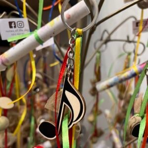 Μπομπονιέρα μπρελόκ μουσική νότα