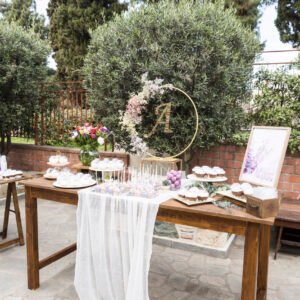 Στολισμός Μονόγραμμα και Λουδούδια