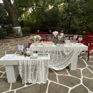 Κομψός γάμος με δαντέλες και elegant λεπτομέρειες