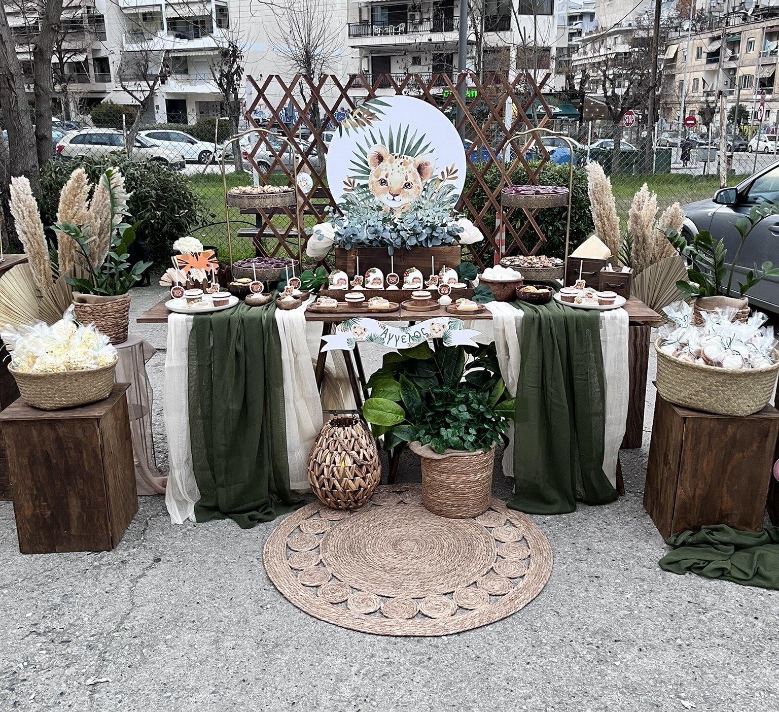 Στολισμός Γάμου & Βάπτισης – Jungle & Elegant Natural Style - Image 18