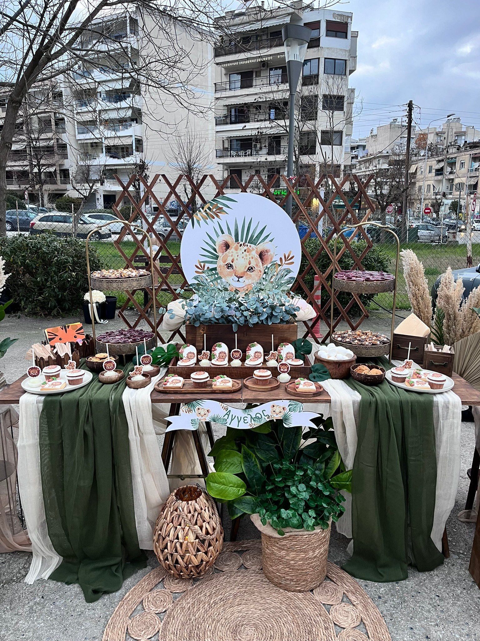 Στολισμός Γάμου & Βάπτισης – Jungle & Elegant Natural Style - Image 9