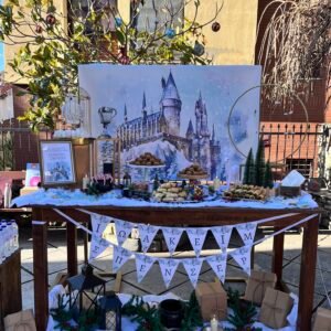 Θεματικός Στολισμός Βάπτισης με Θέμα Hogwarts