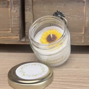 Μπομπονιέρα κερί Ηλίανθος